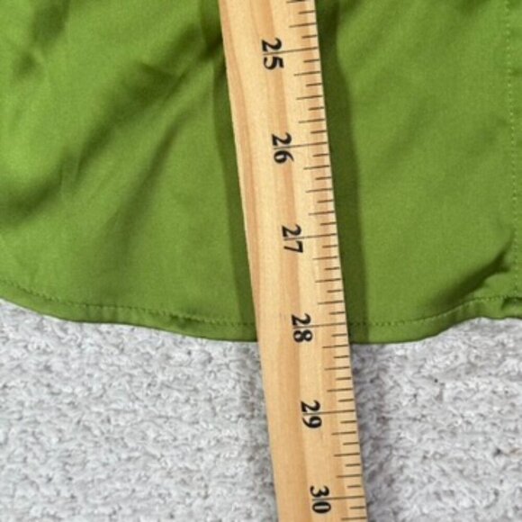 Dailly Drills Womens Silky Satin Button Down Sz XS/S Relaxed Fit Resortwear NWOT - Picture 10 of 13